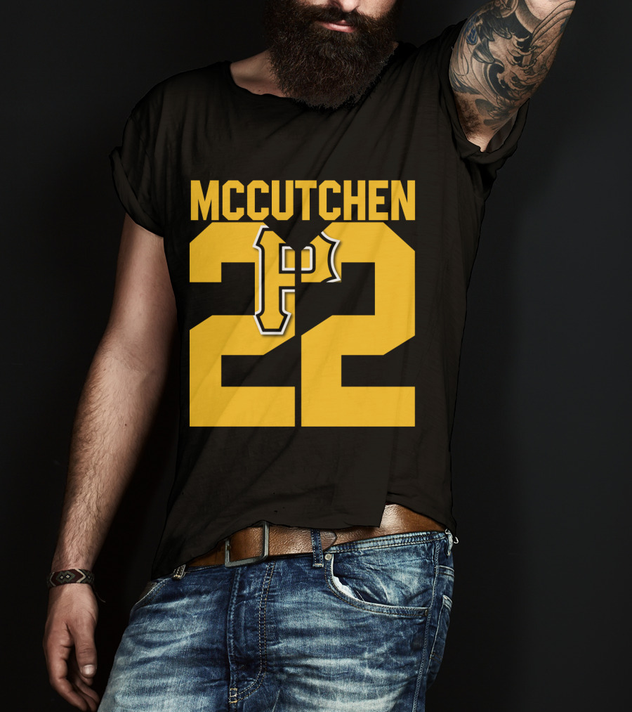 Pittsburgh Pirates Andrew McCutchen 22 Jersey Team Spirit T-Shirt