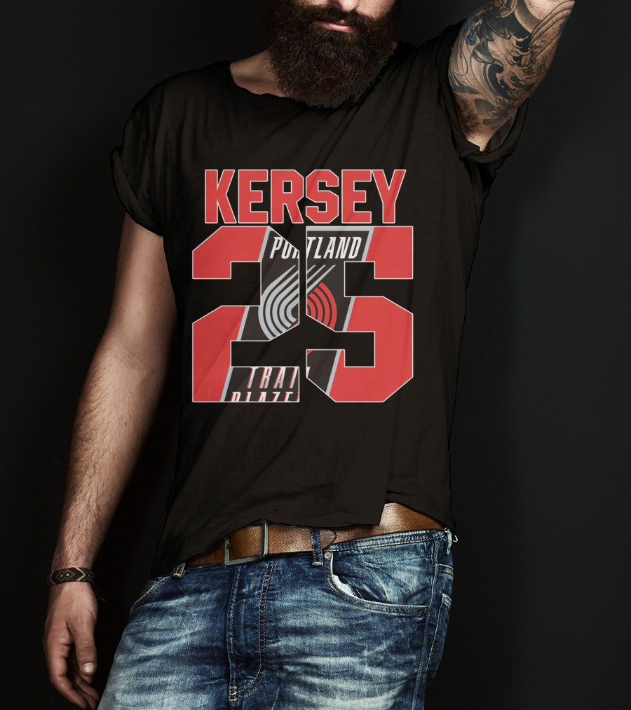 Portland Trail Blazers Kersey 25 Nba Jersey T-Shirt