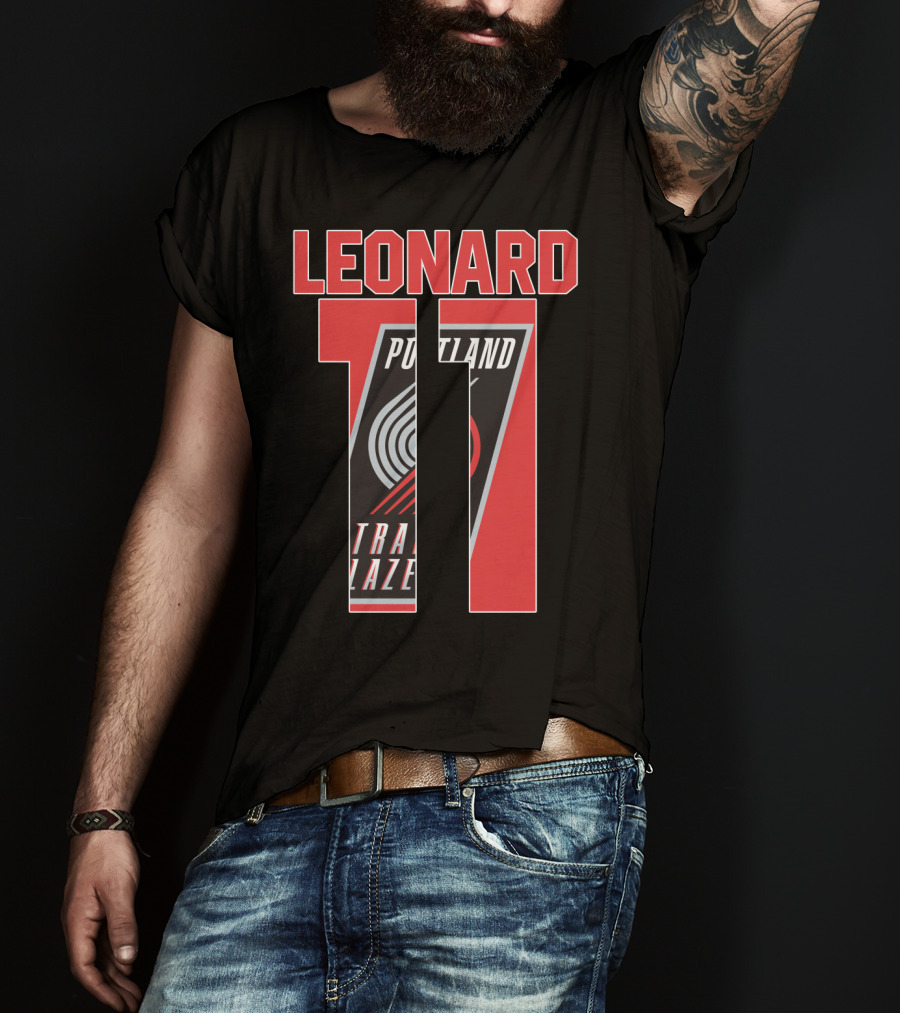 Leonard 11 Portland Trail Blazers Nba T-Shirt