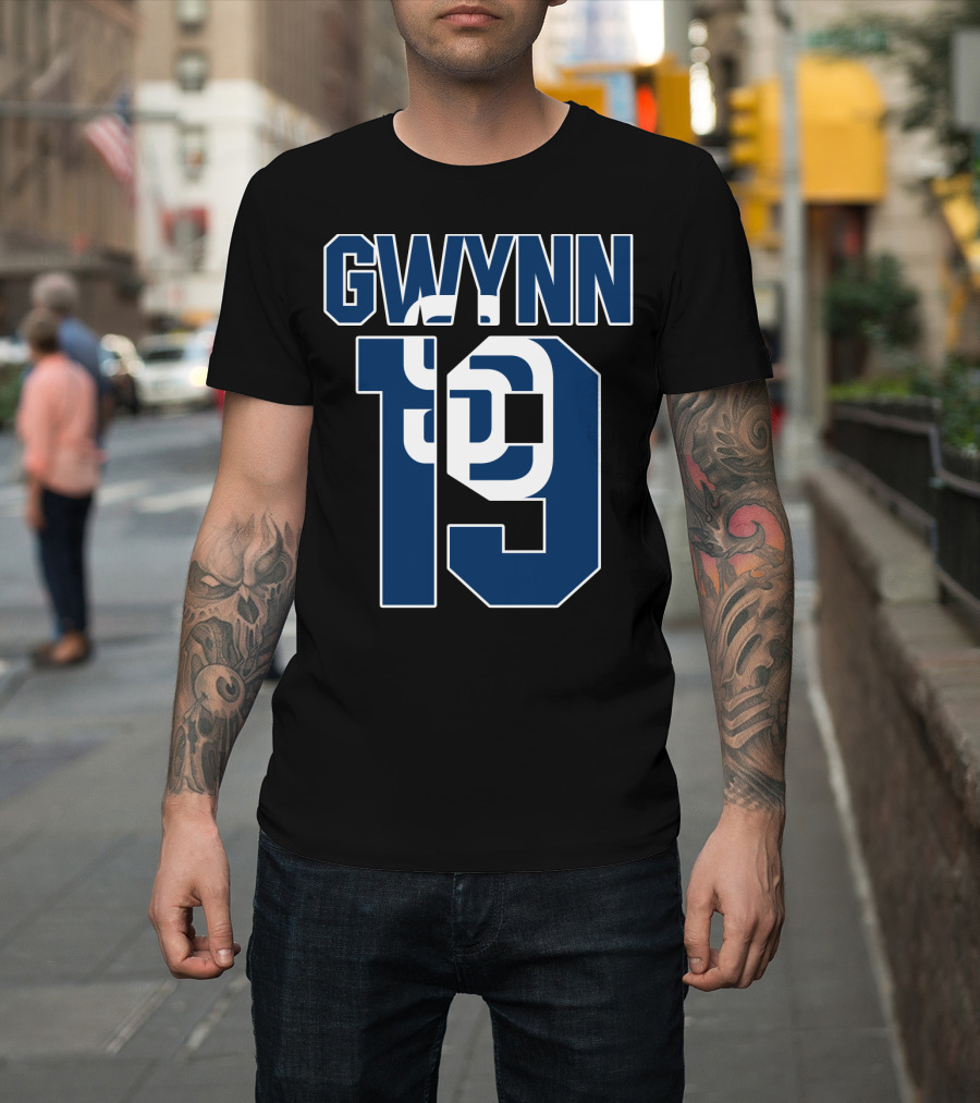 San Diego Padres Gwynn 19 Jersey T-Shirt
