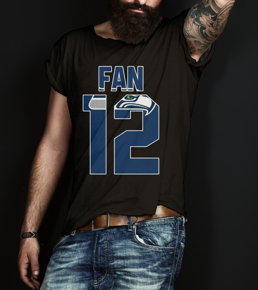 Seattle Seahawks Fan 12 Jersey T-Shirt