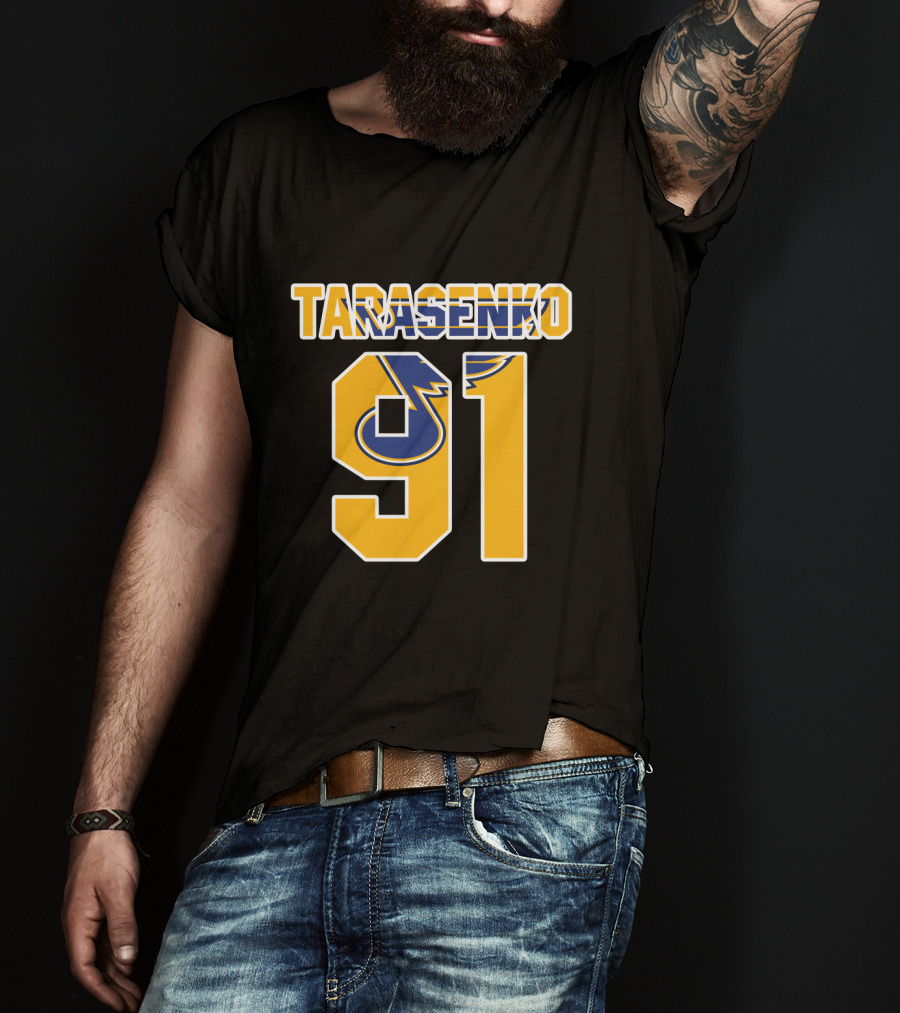 St Louis Blues Tarasenko 91 NHL Hockey Jersey T-Shirt