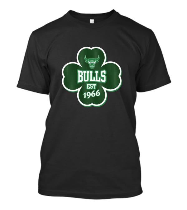 Chicago Bulls Shamrock Est 1966 St Patrick's Day T-Shirt