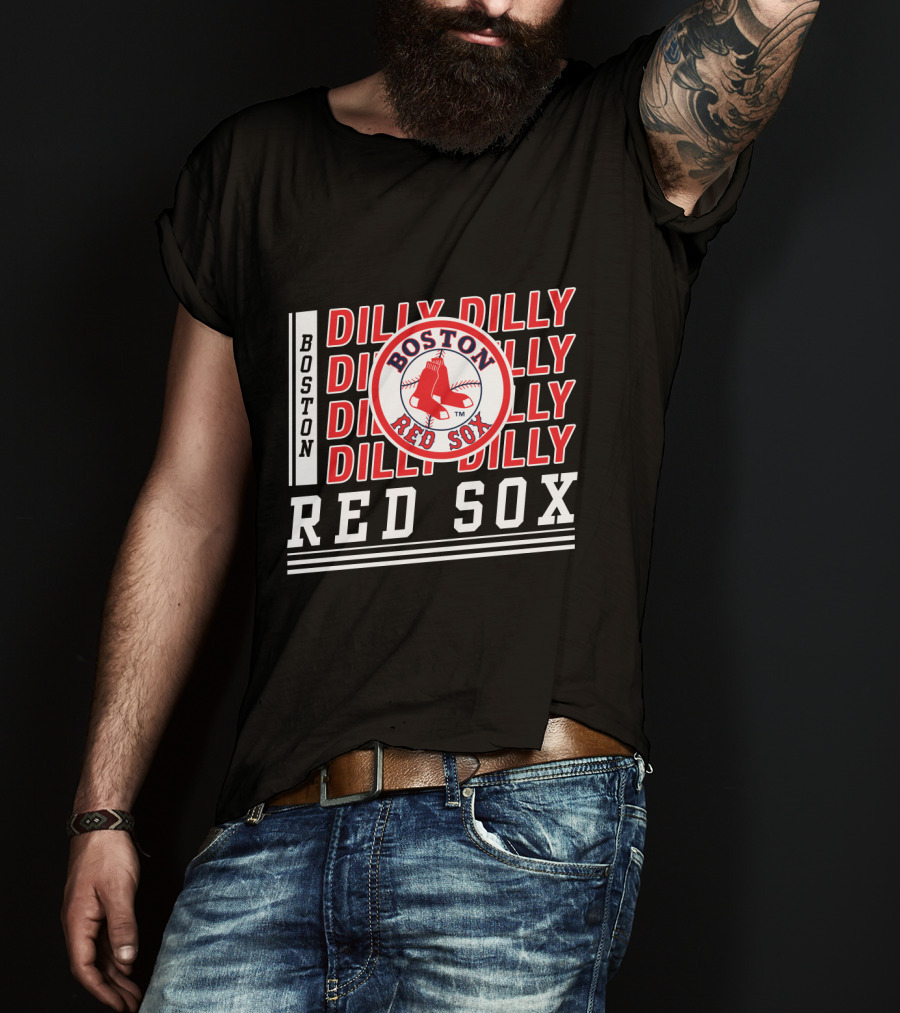 Boston Red Sox Dilly Dilly For Fans With Iconic Team T-Shirt