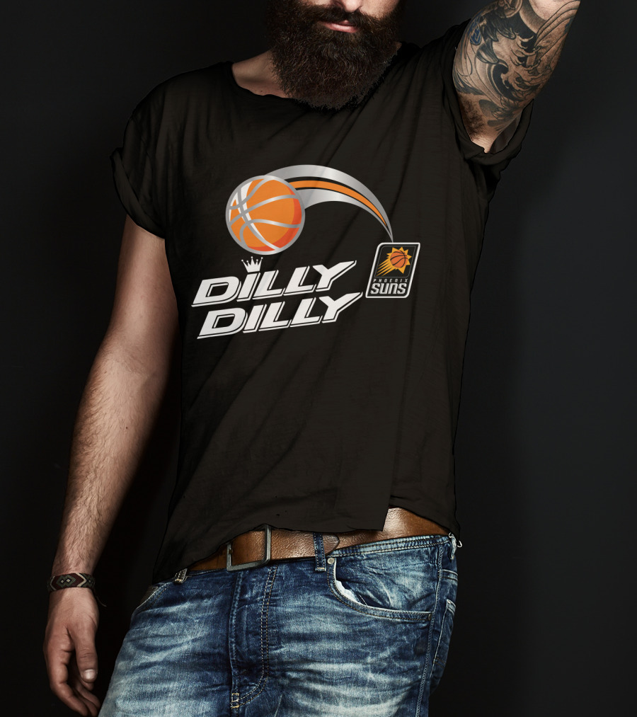 Phoenix Suns Dilly Dilly Basketball Logo With Crown And Hoop T-Shirt