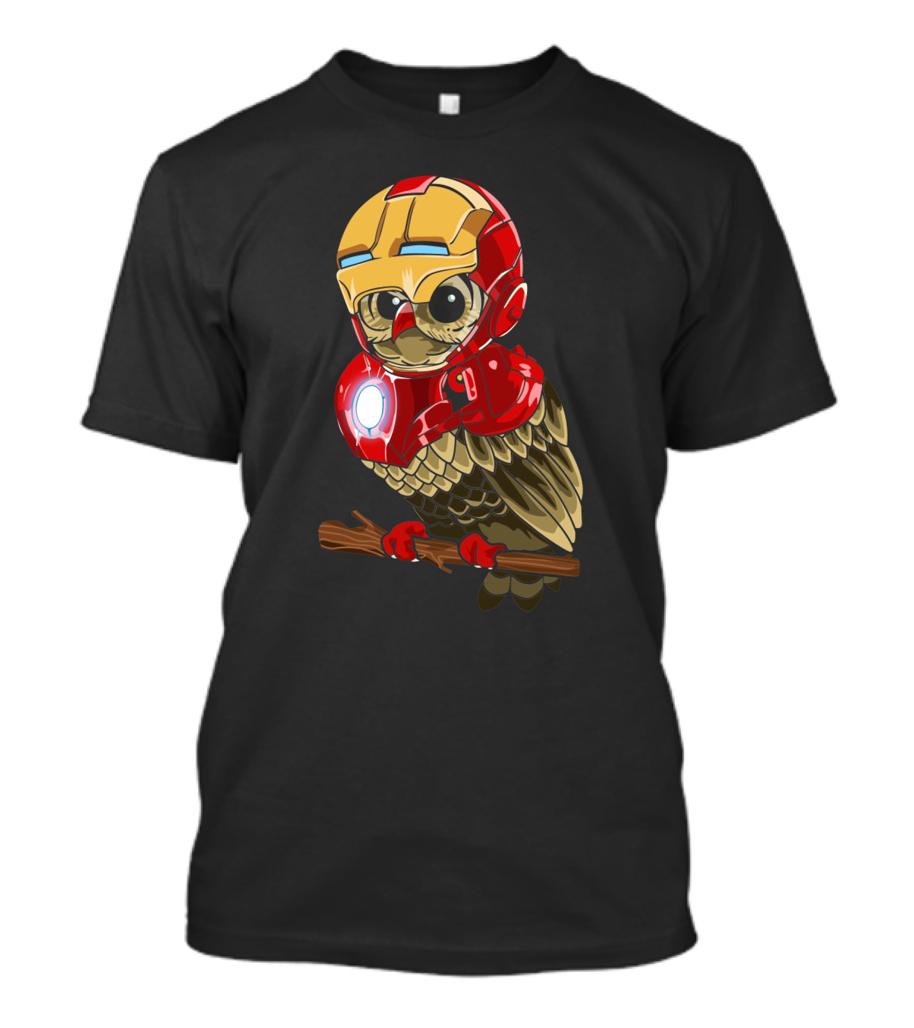 Owlvengers Iron Man Owl Infinity War Crossover T-Shirt