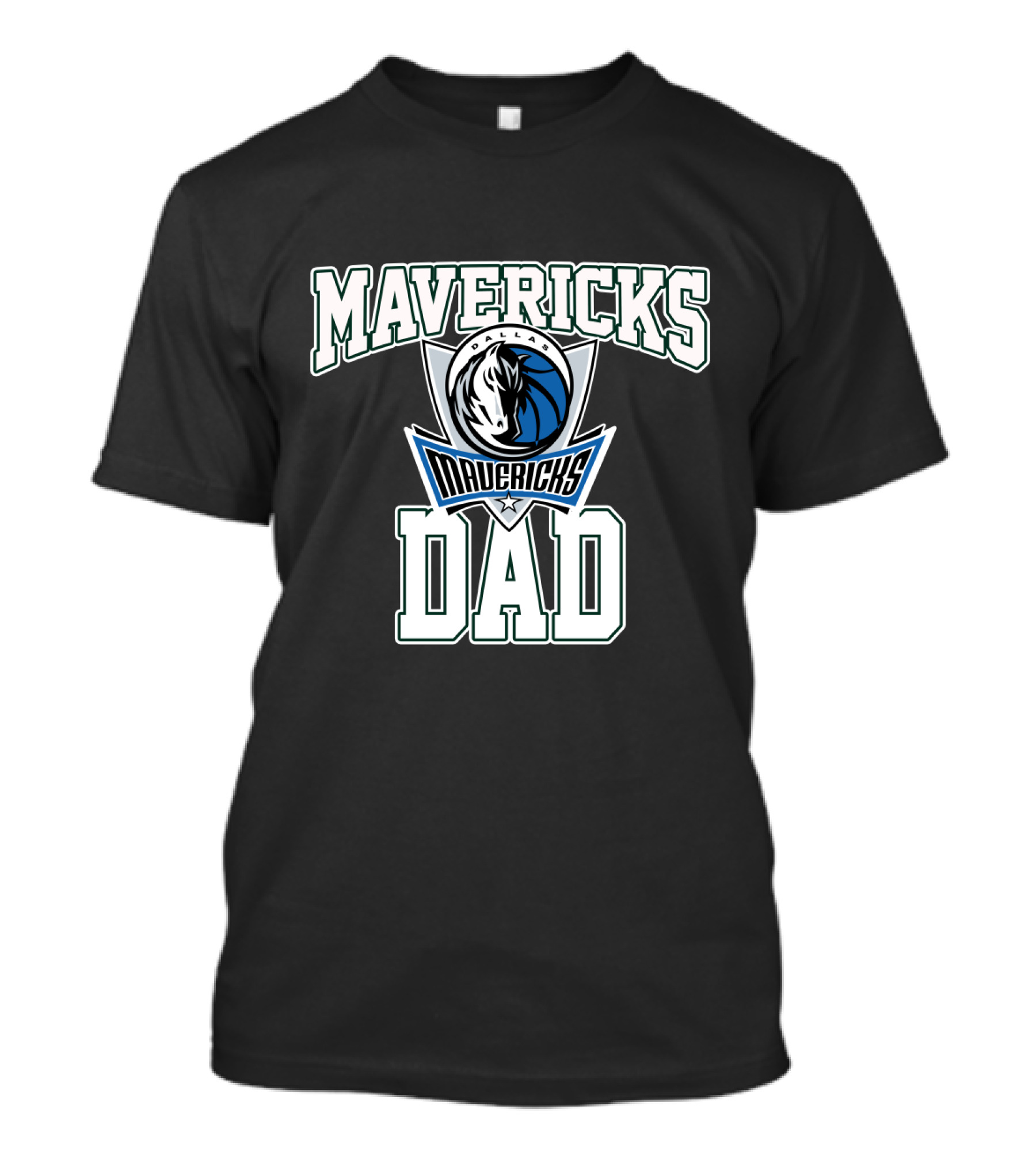 Dallas Mavericks Dad Father's Day Gift T-Shirt
