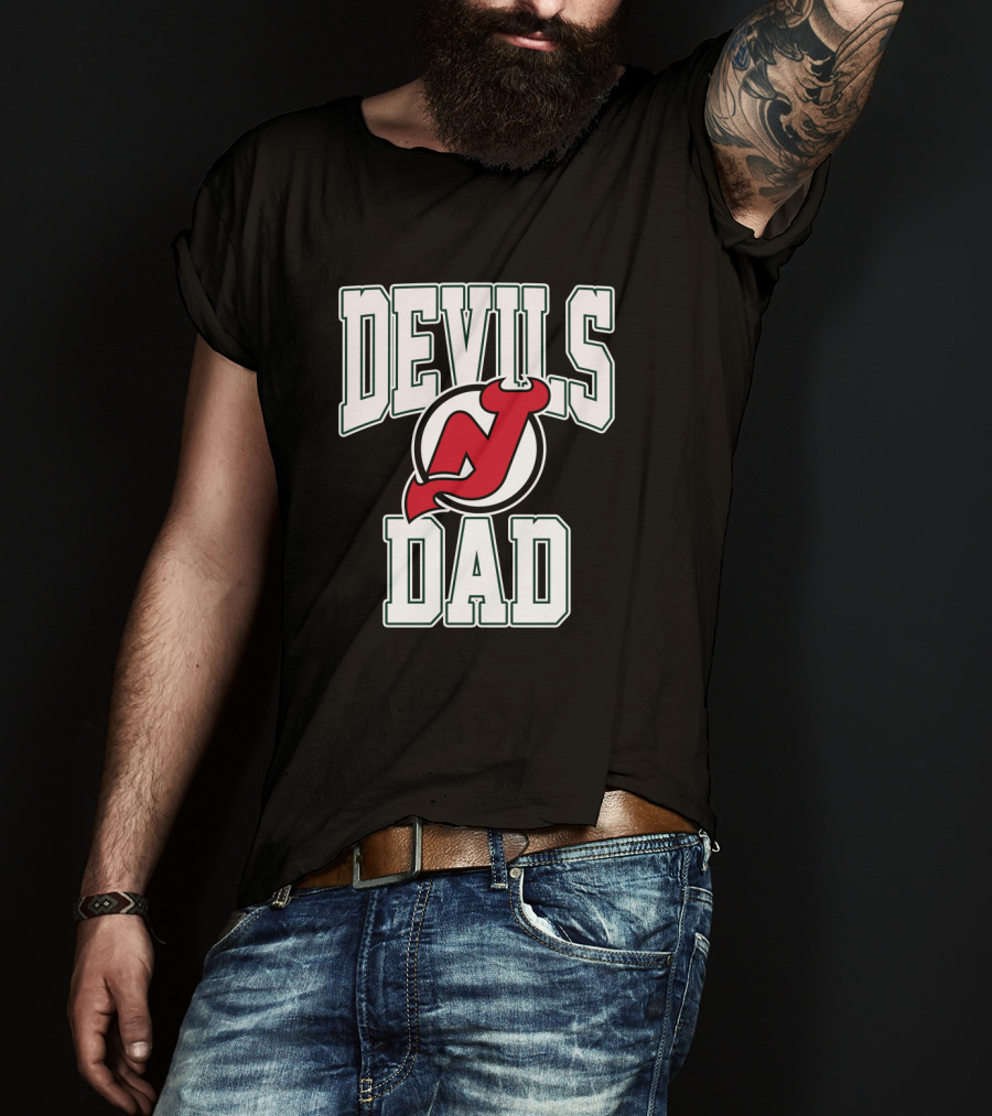 New Jersey Devils Dad Father's Day T-Shirt