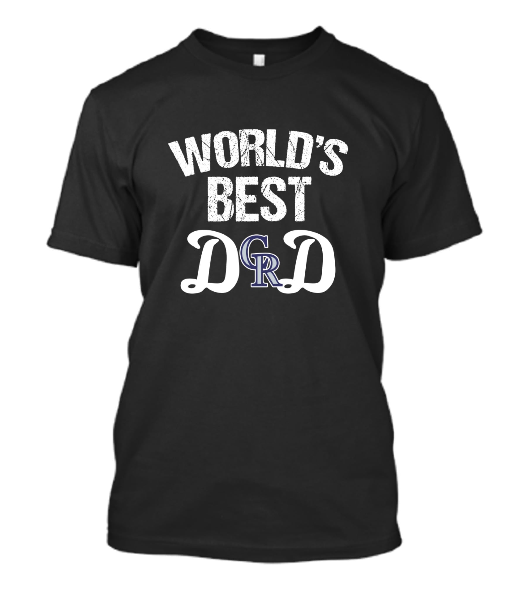 World's Best Dad Colorado Rockies Cr T-Shirt