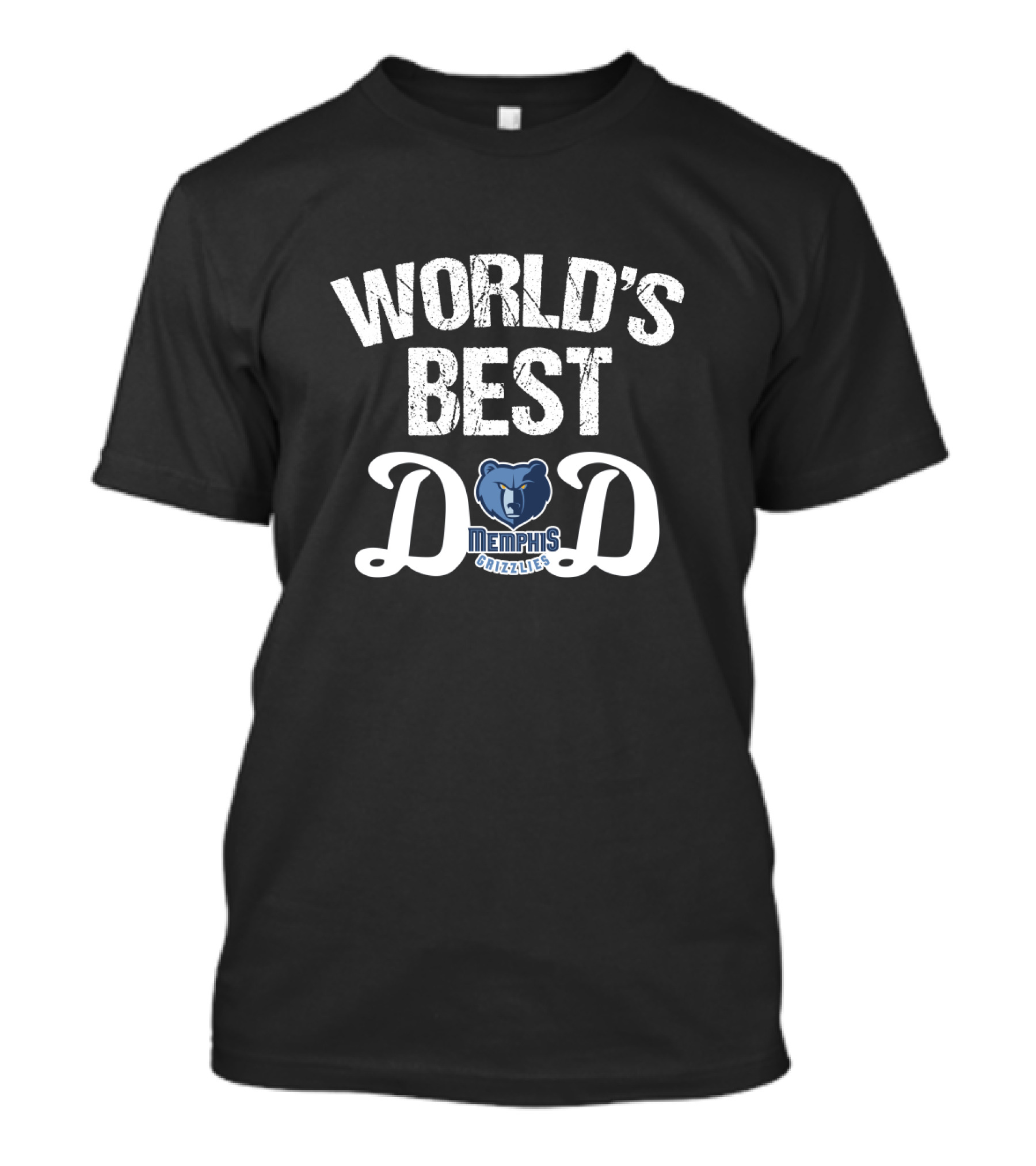 World's Best Memphis Grizzlies Dad T-Shirt