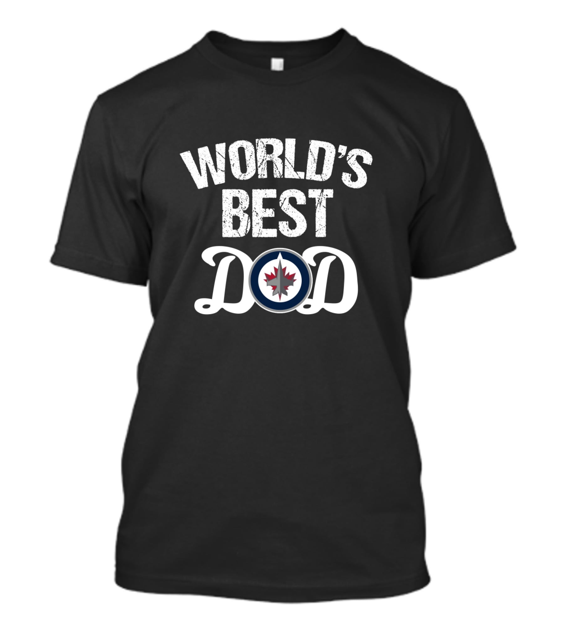 World's Best Dad Winnipeg Jets T-Shirt