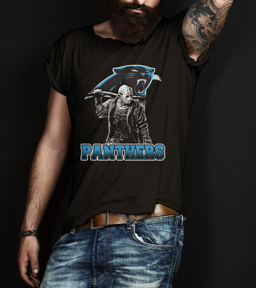 Panthers Jason Voorhees Carolina Fans T-Shirt