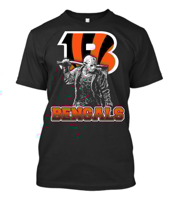 Jason Voorhees Cincinnati Bengals Logo Bengals T-Shirt