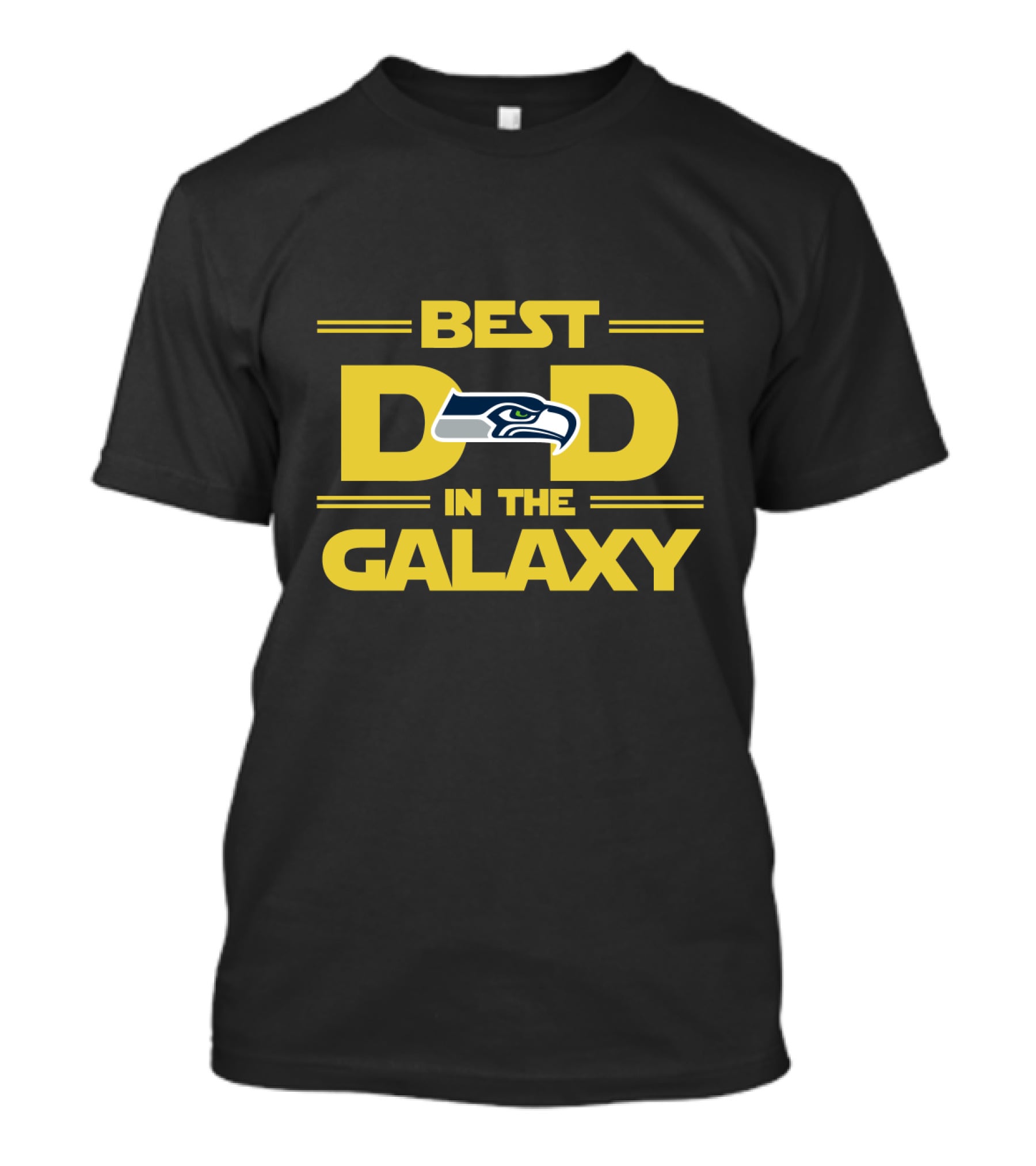 Best Dad In The Galaxy Seattle Seahawks T-Shirt