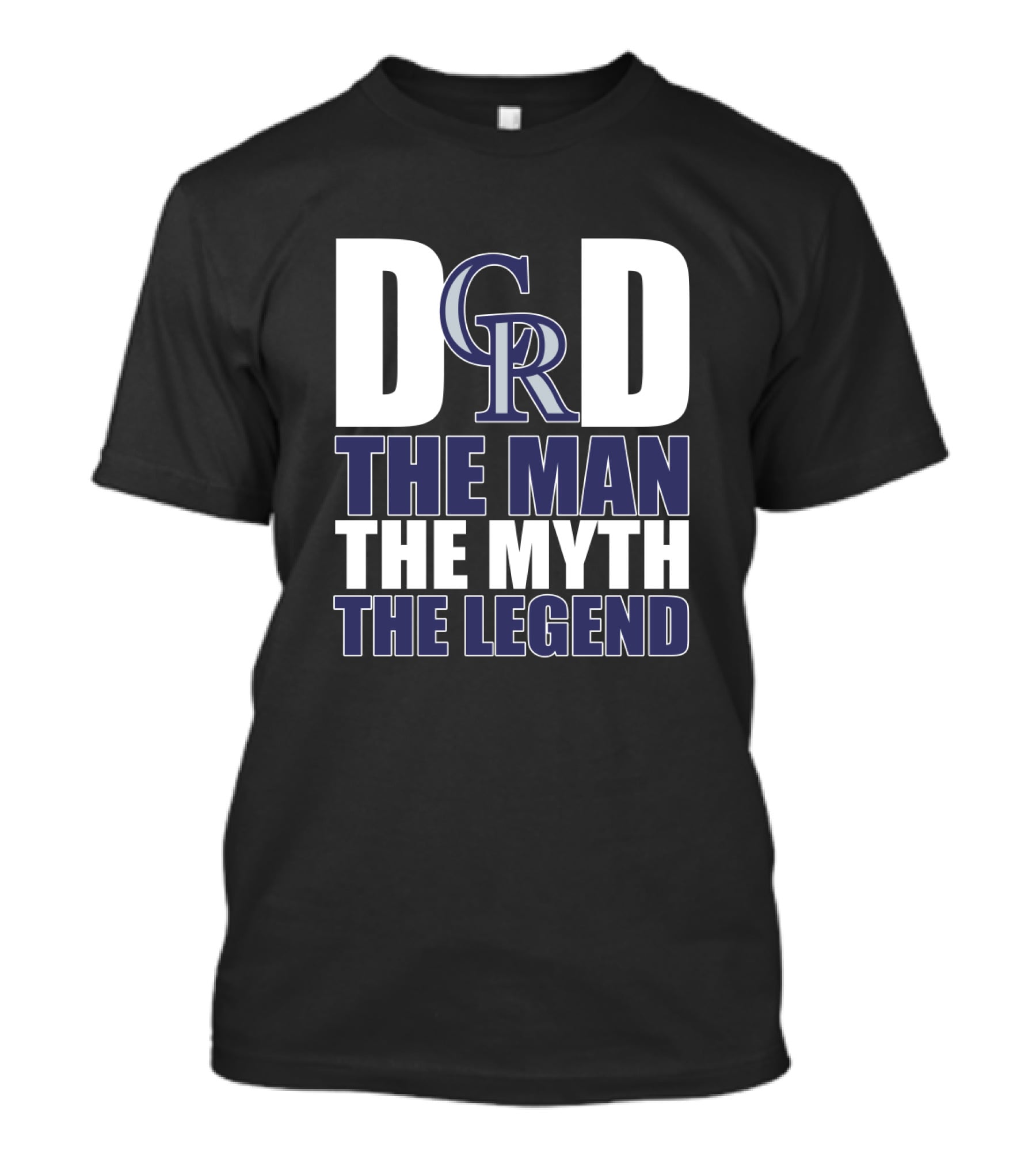 Dad Colorado Rockies The Man The Myth The Legend T-Shirt