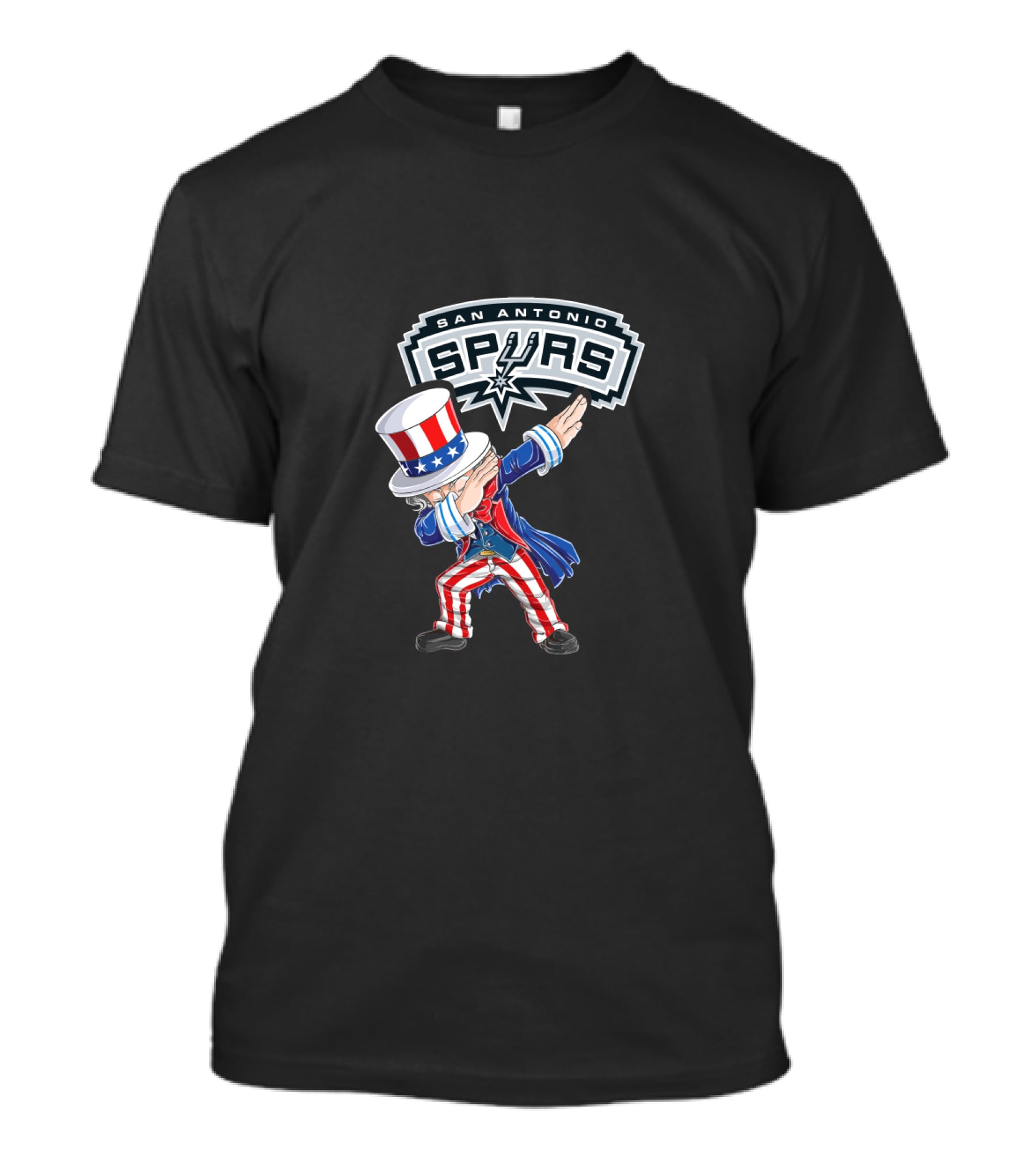 San Antonio Spurs Uncle Sam Dabbing 4Th July Celebration T-Shirt