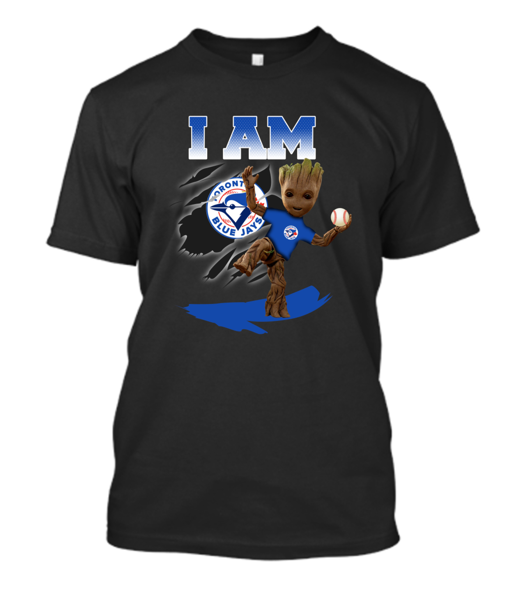 I Am Toronto Blue Jays Groot Baseball Fan T-Shirt