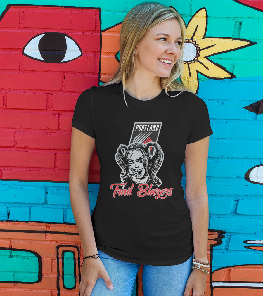 Portland Trail Blazers Harley Quinn T-Shirt