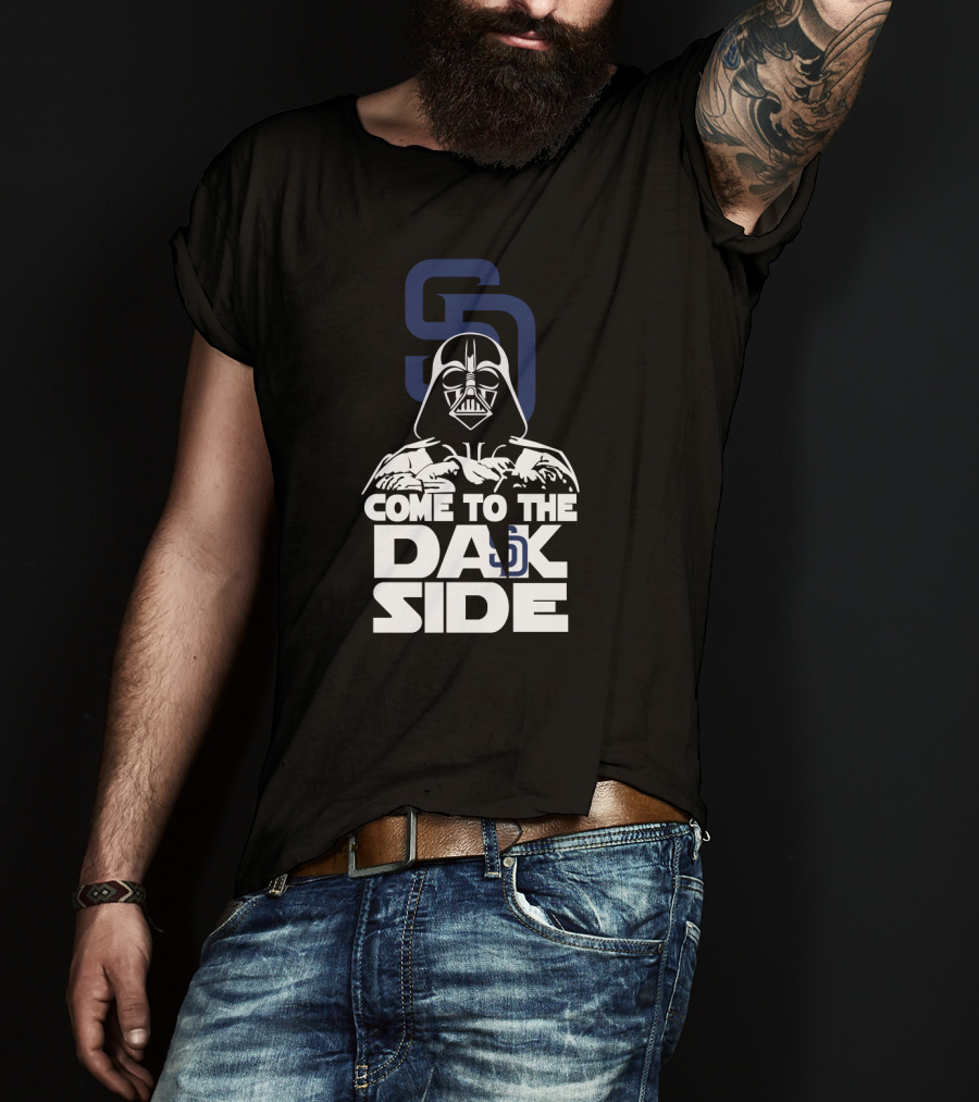 Darth Vader Come To The Dark Side San Diego Padres Fans T-Shirt