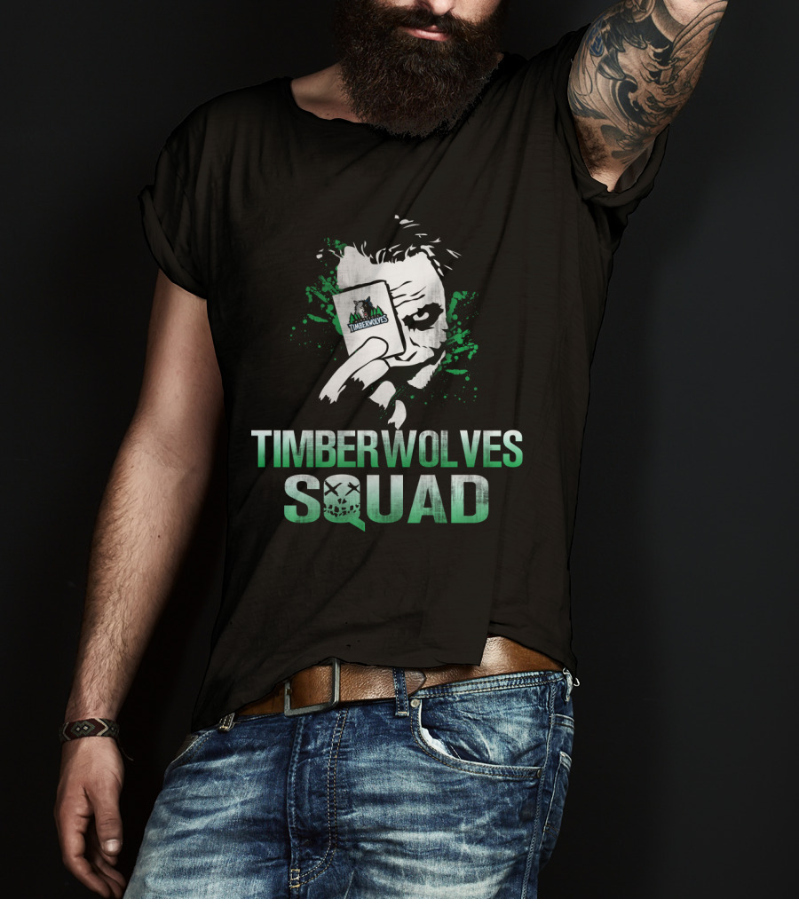 Timberwolves Squad Joker Card Fan T-Shirt