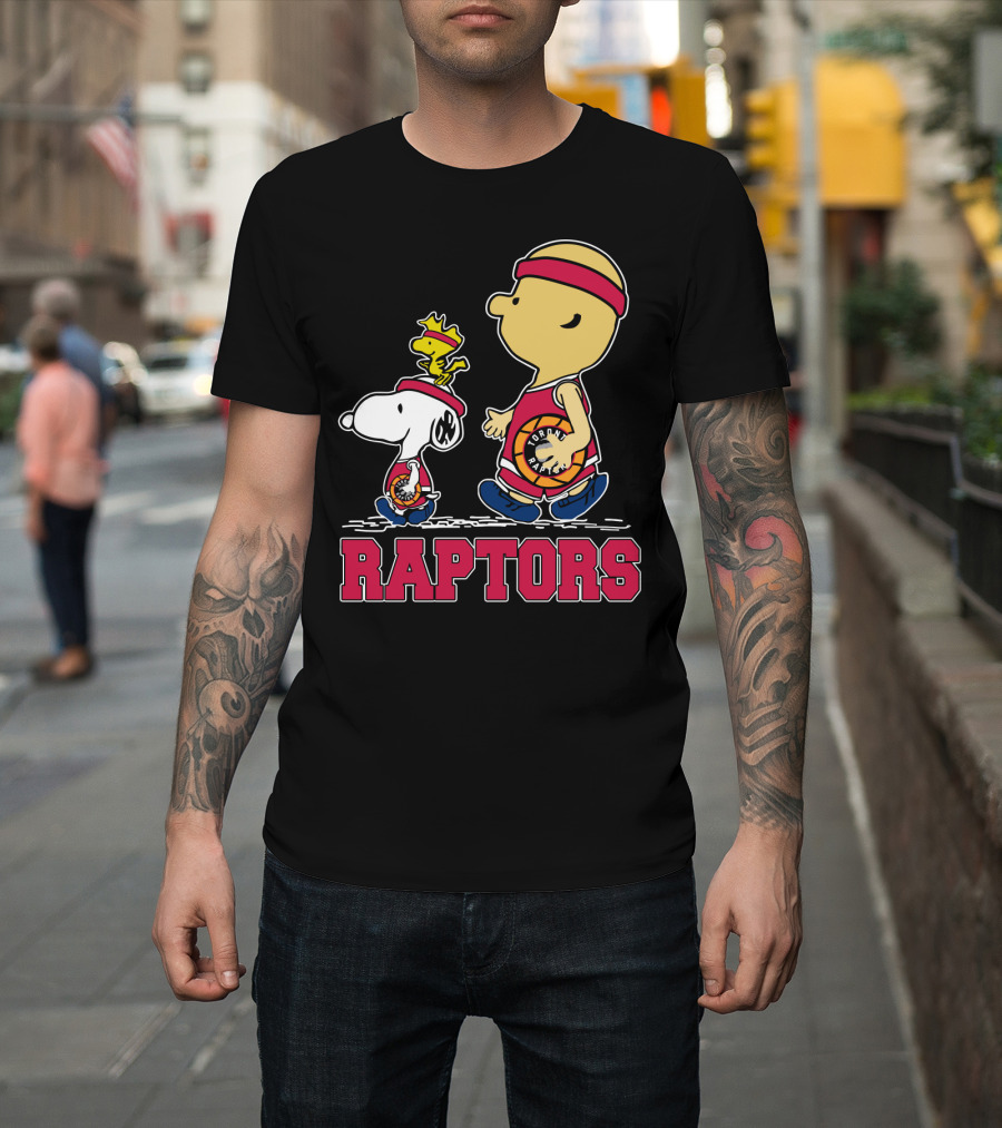 Snoopy Toronto Raptors Woodstock Raptor Fans T-Shirt