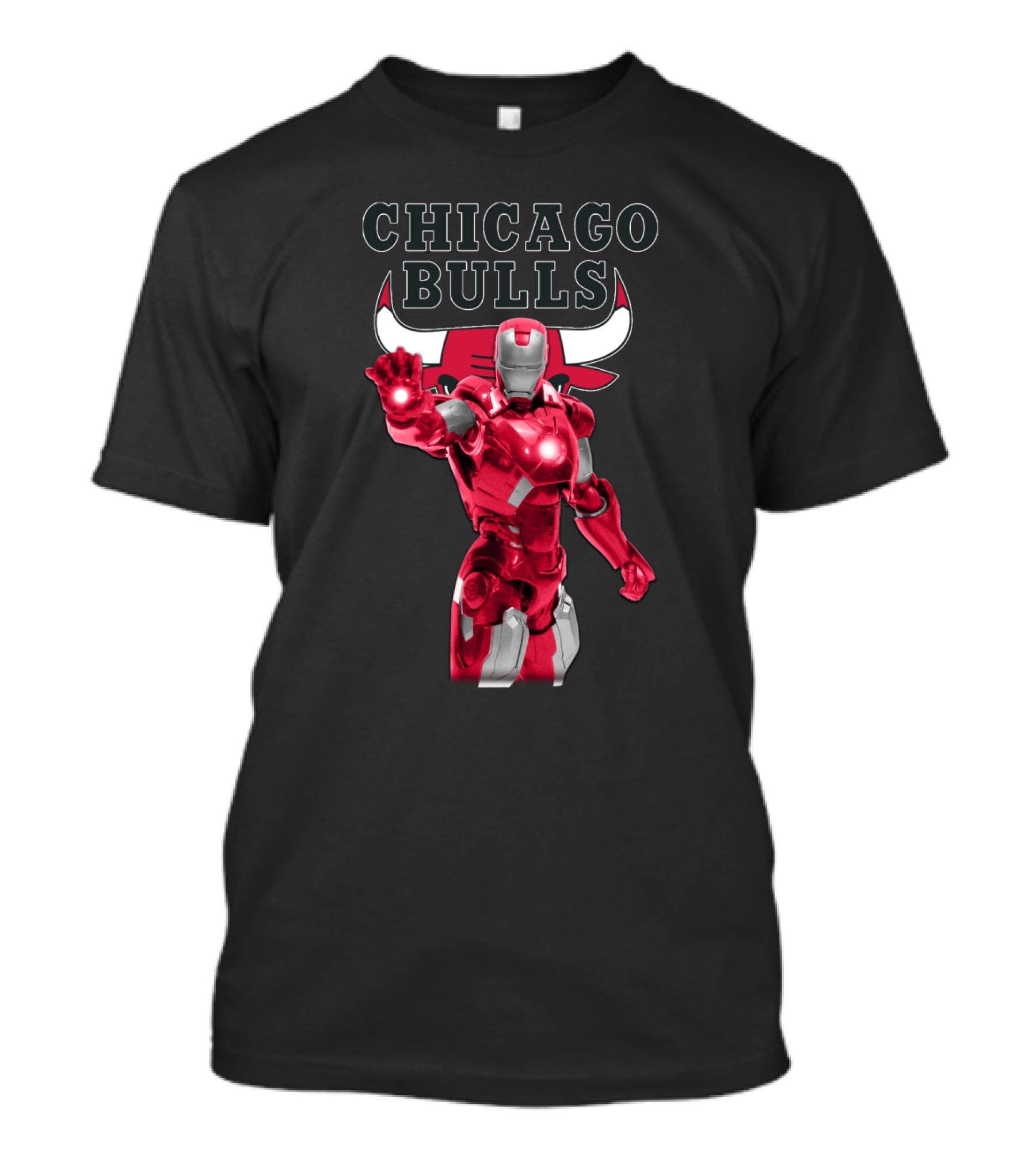 Chicago Bulls Iron Man Crossover For Fans T-Shirt