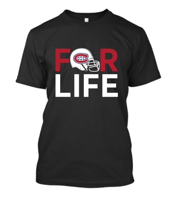 Montreal Canadiens Helmet For Life Fan Loyalty T-Shirt