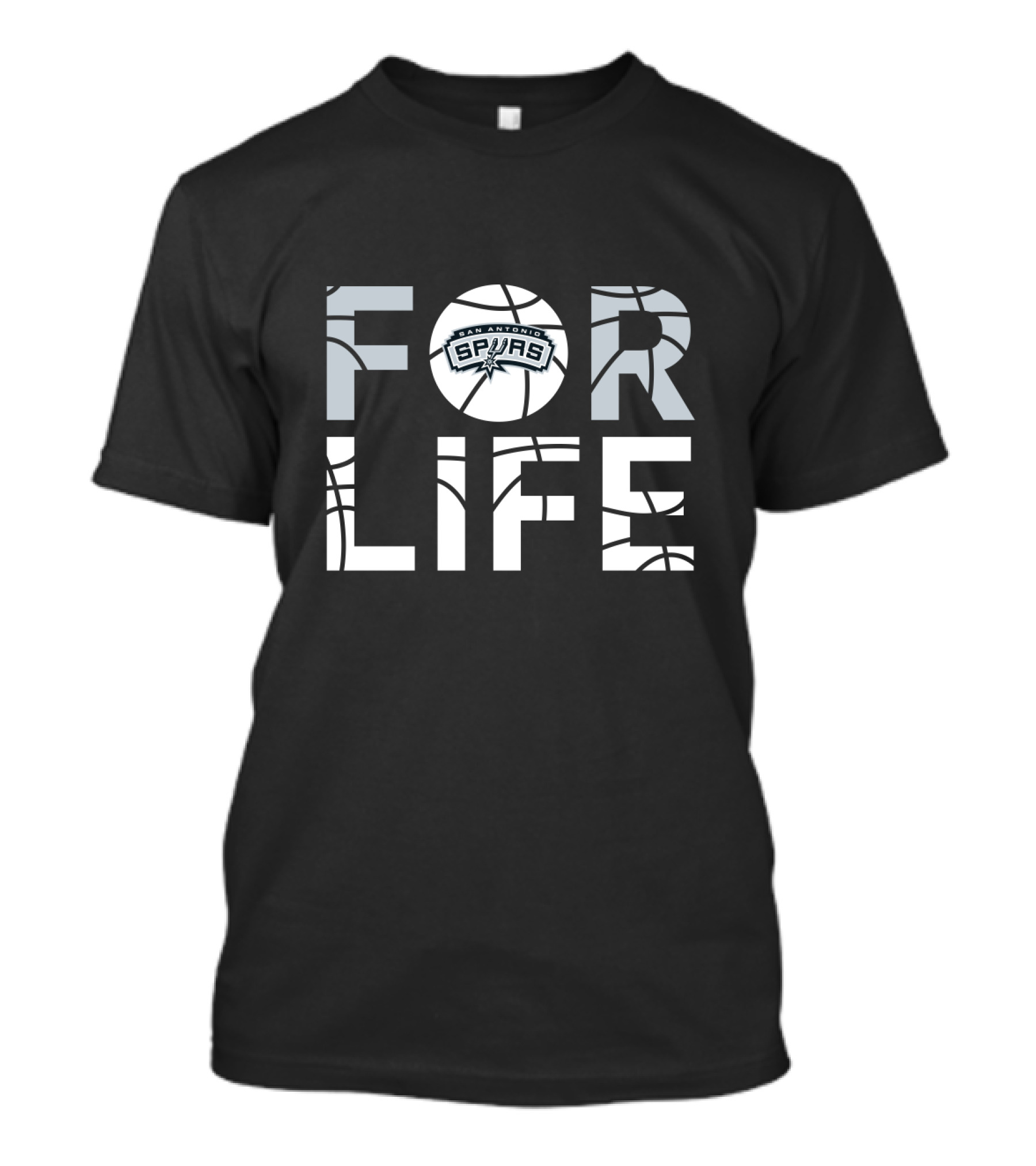 San Antonio Spurs Basketball For Life Fan Loyalty T-Shirt