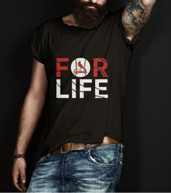St. Louis Cardinals Baseball Passion For Life With Iconic T-Shirt