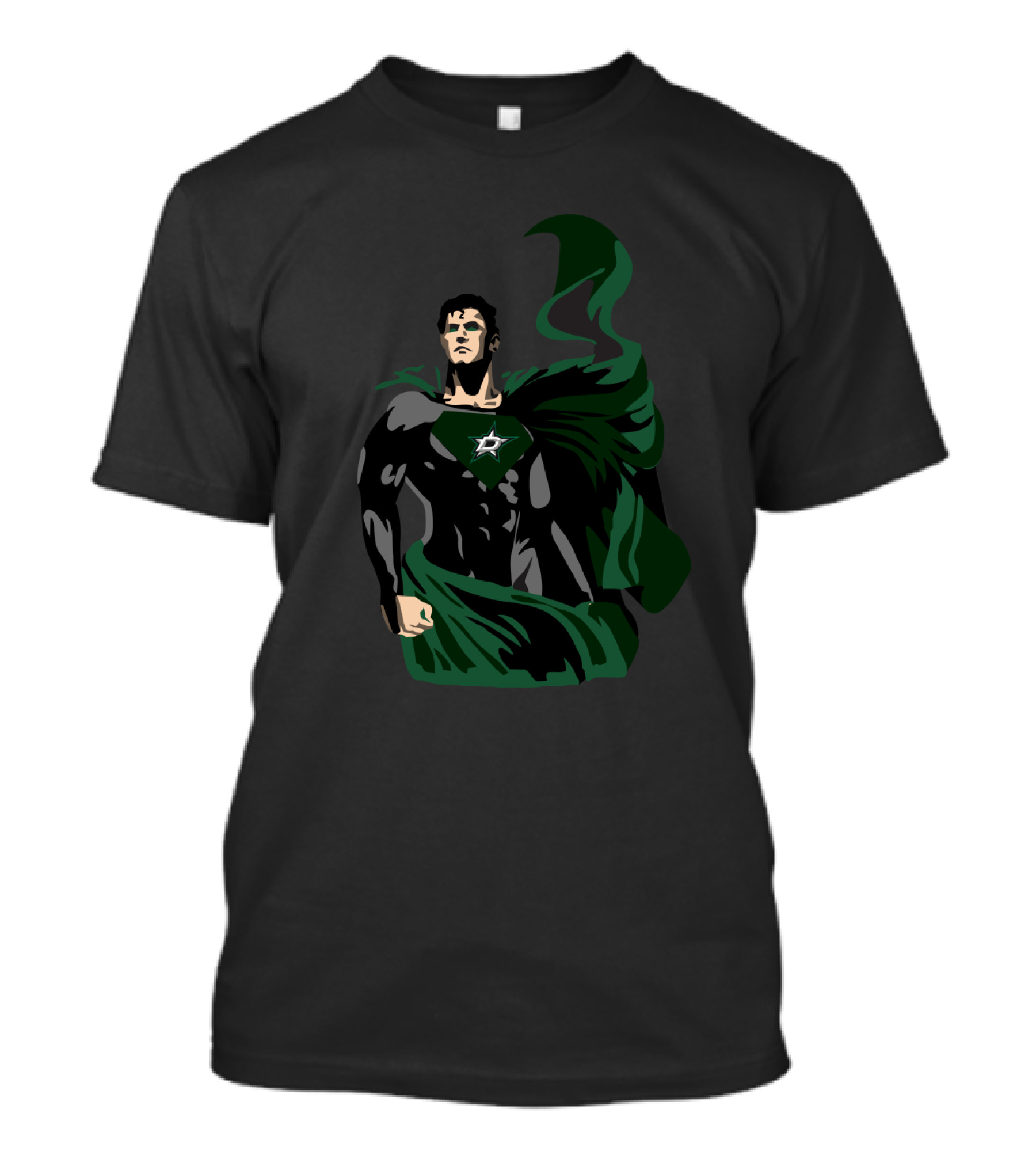 Superman Dallas Stars Fans Iconic Symbol T-Shirt