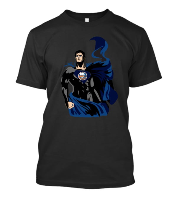 Superman New York Islanders Ny Logo Fans T-Shirt