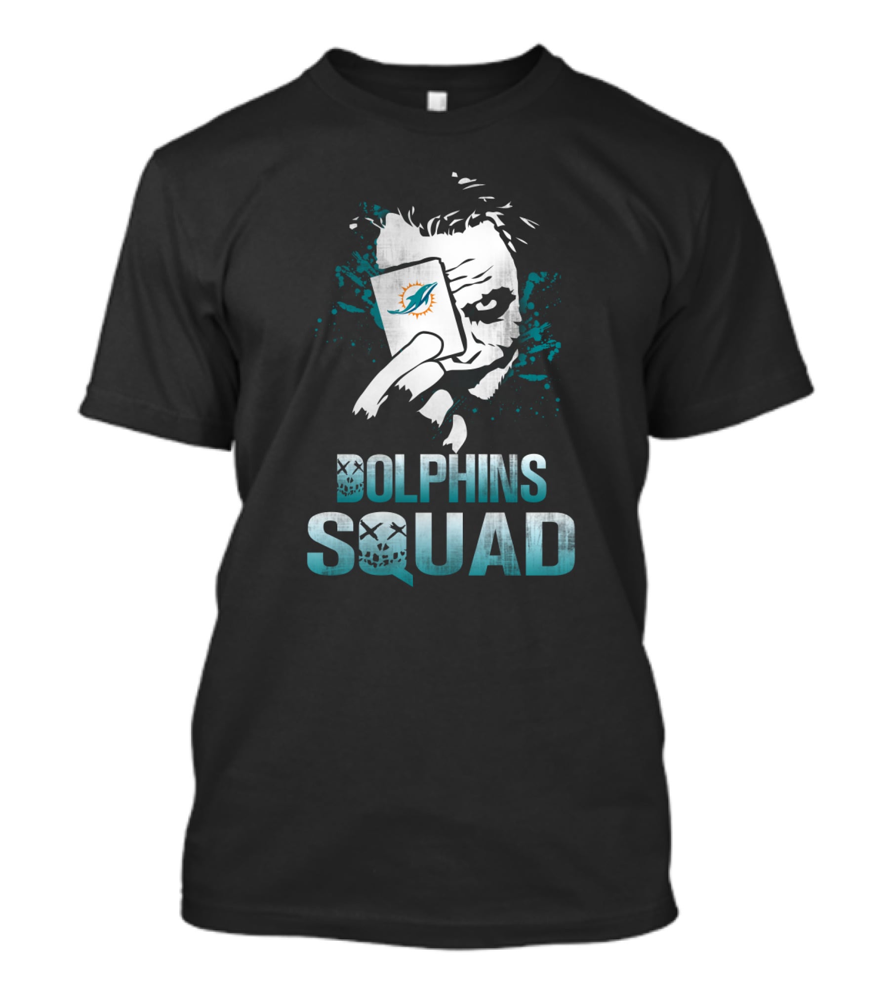 Dolphins Squad Joker Card Miami Fans T-Shirt