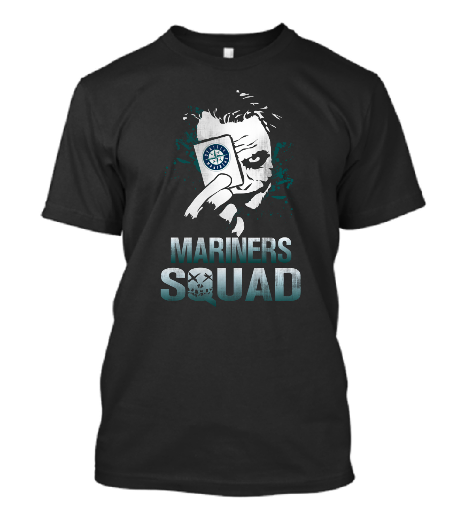 Seattle Mariners Squad Joker Card Fan T-Shirt