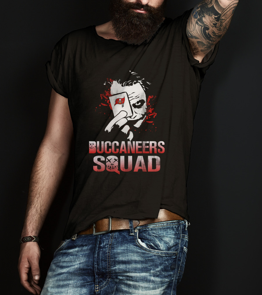 Buccaneers Squad Joker Card Face T-Shirt