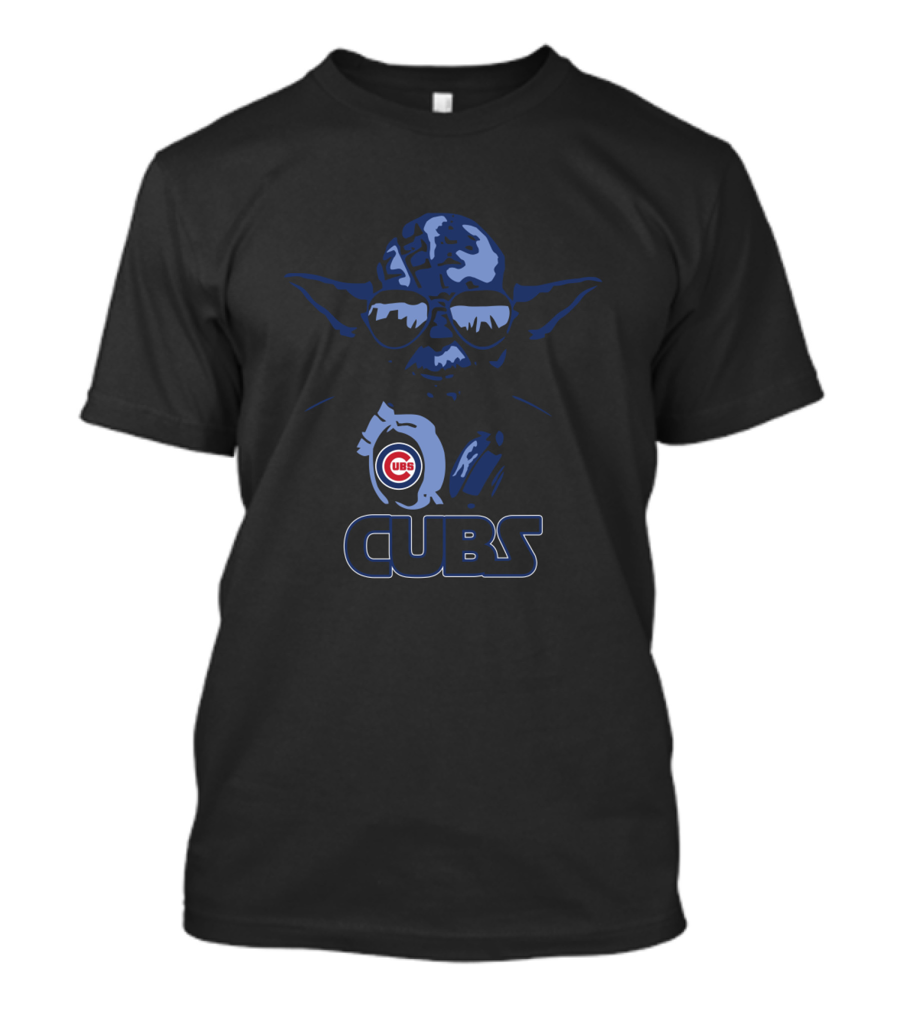 Yoda Cubs Fan Star Wars And Chicago Cubs Merchandise T-Shirt