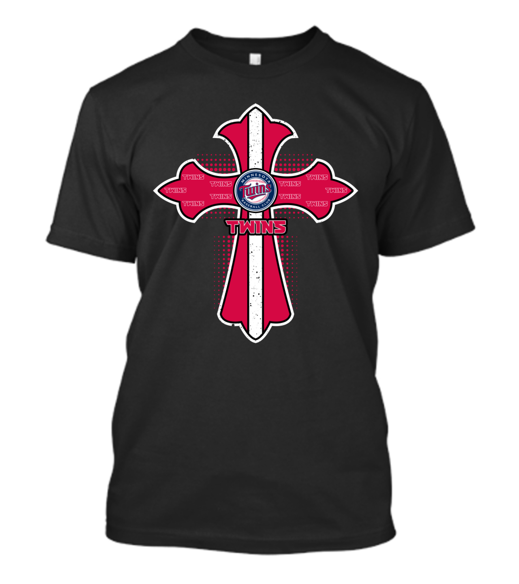Minnesota Twins Baseball Cross For Jesus Fans T-Shirt