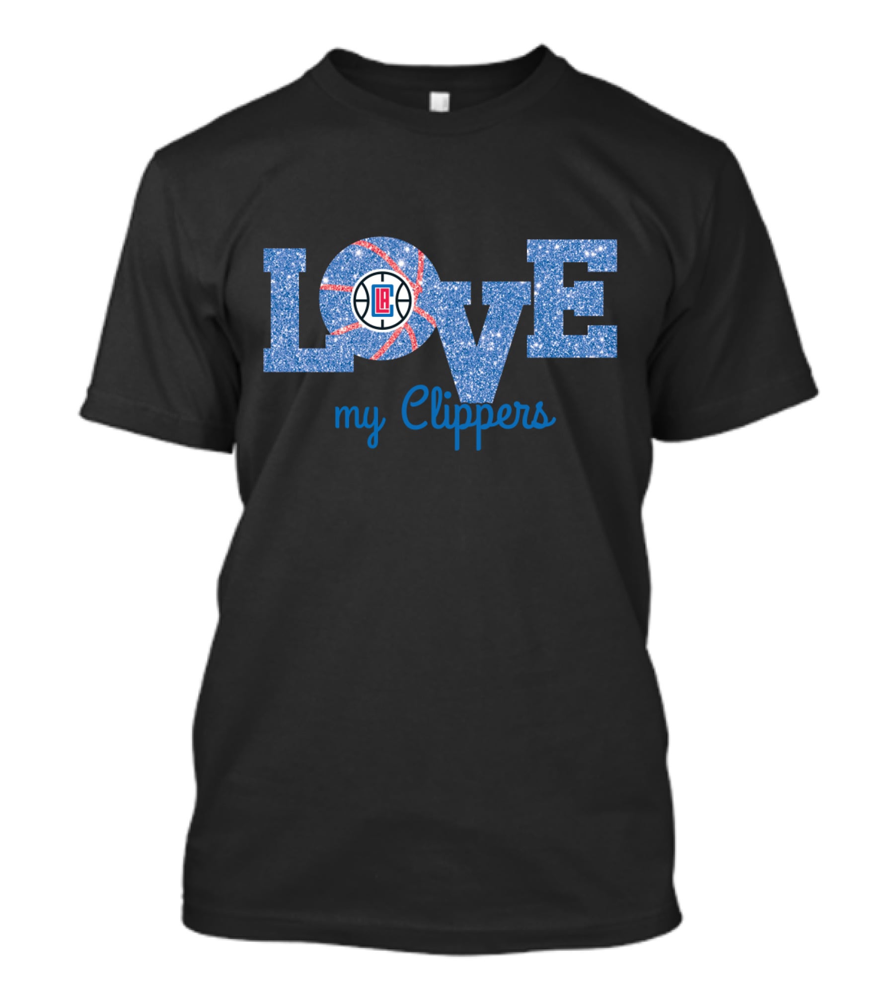 Love My Clippers Basketball Fan T-Shirt