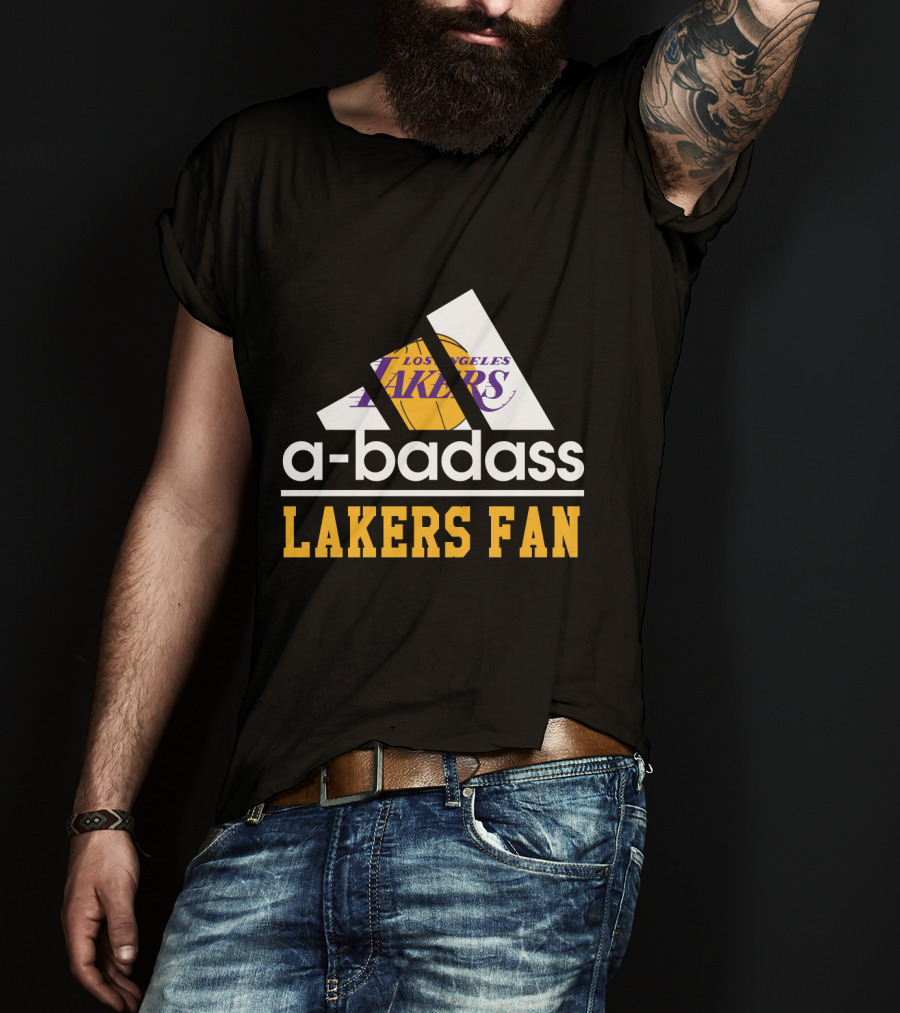 Los Angeles Lakers A-Badass Lakers Fan T-Shirt