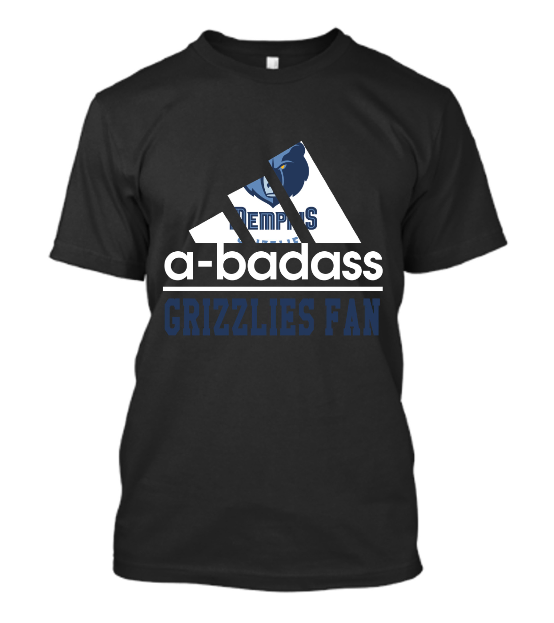 Memphis Grizzlies A-Badass Grizzlies Fan T-Shirt