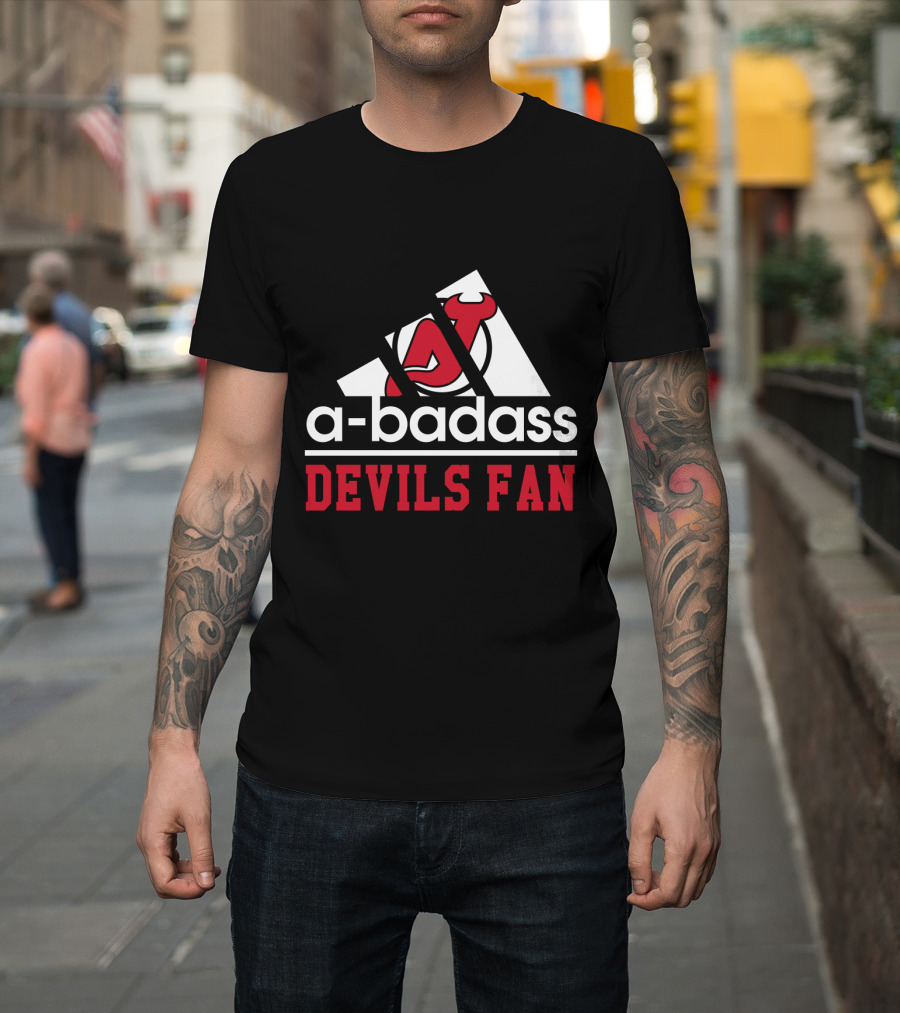 A-Badass Devils Fan New Jersey Devils T-Shirt