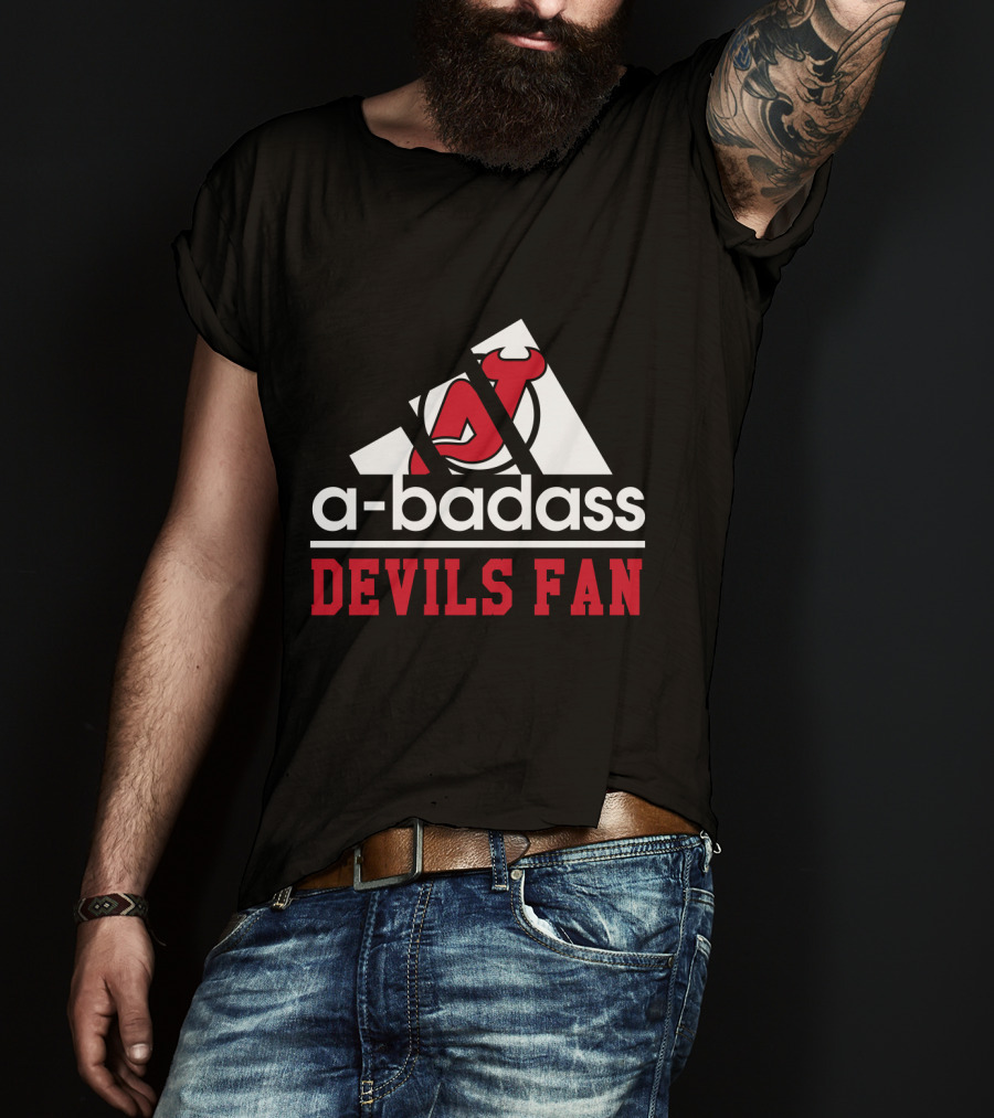 A-Badass Devils Fan New Jersey Devils T-Shirt