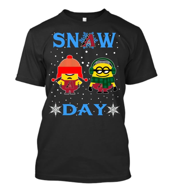 Snow Day Arizona Diamondbacks Minions T-Shirt