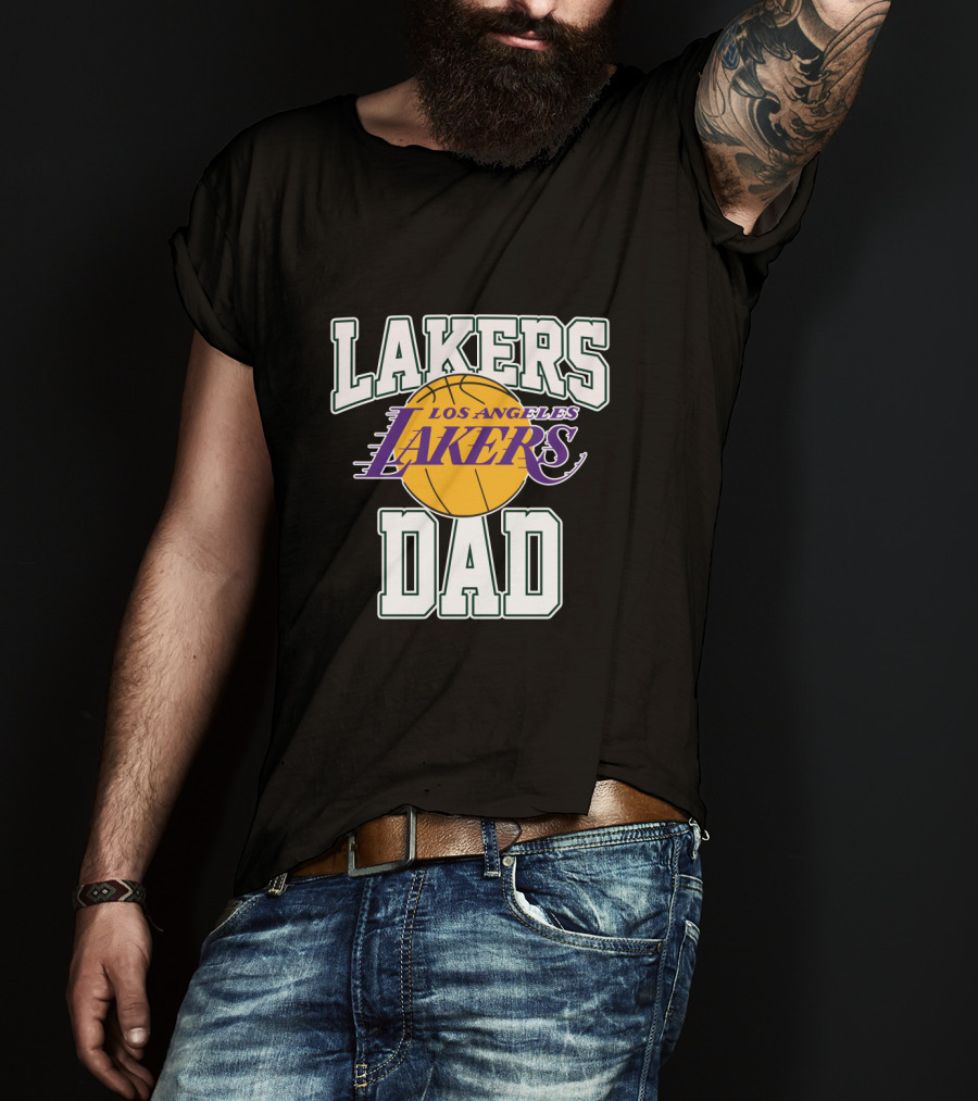 Los Angeles Lakers Best Dad Father's Day T-Shirt