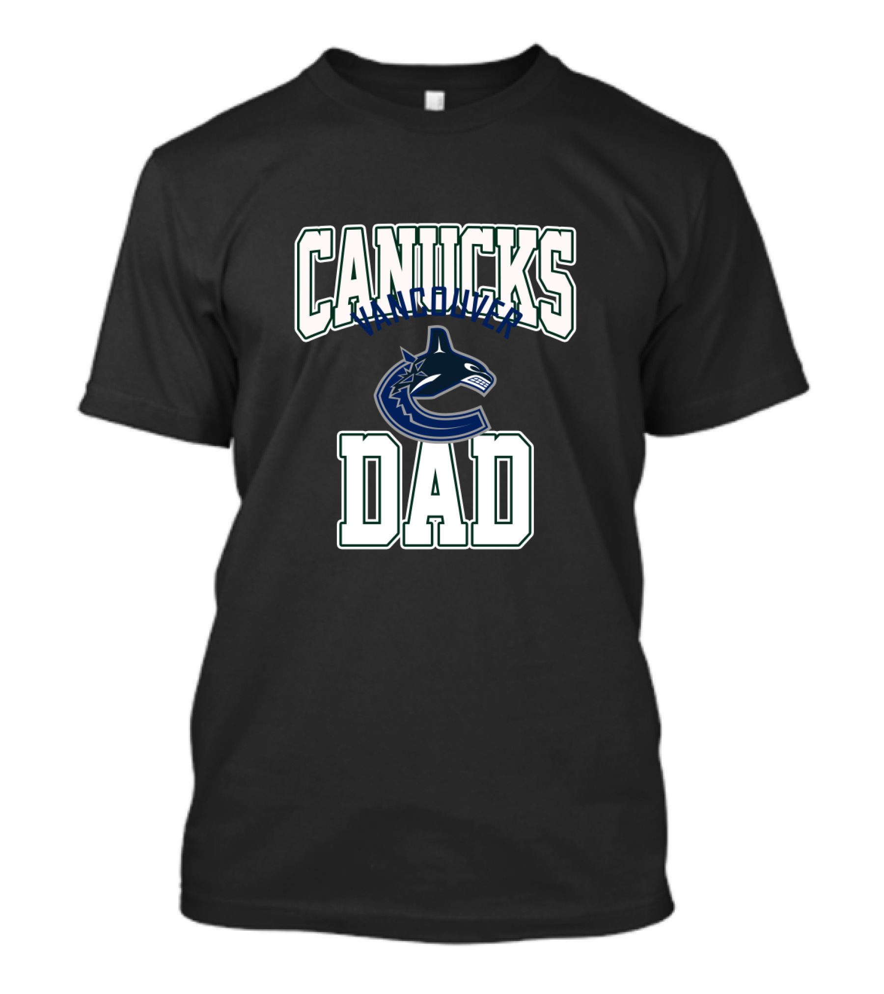 Vancouver Canucks Dad Hockey Team Logo T-Shirt