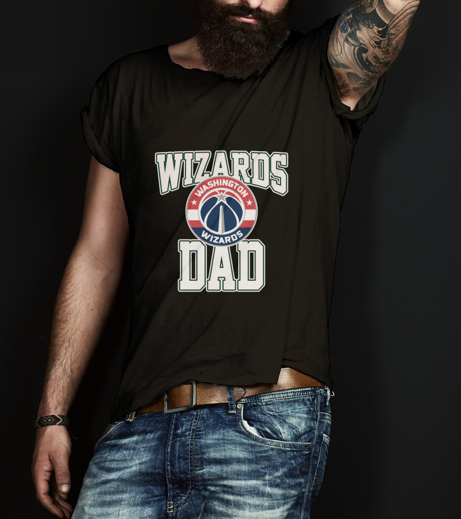 Washington Wizards Dad Father's Day Gift Nba Fan T-Shirt