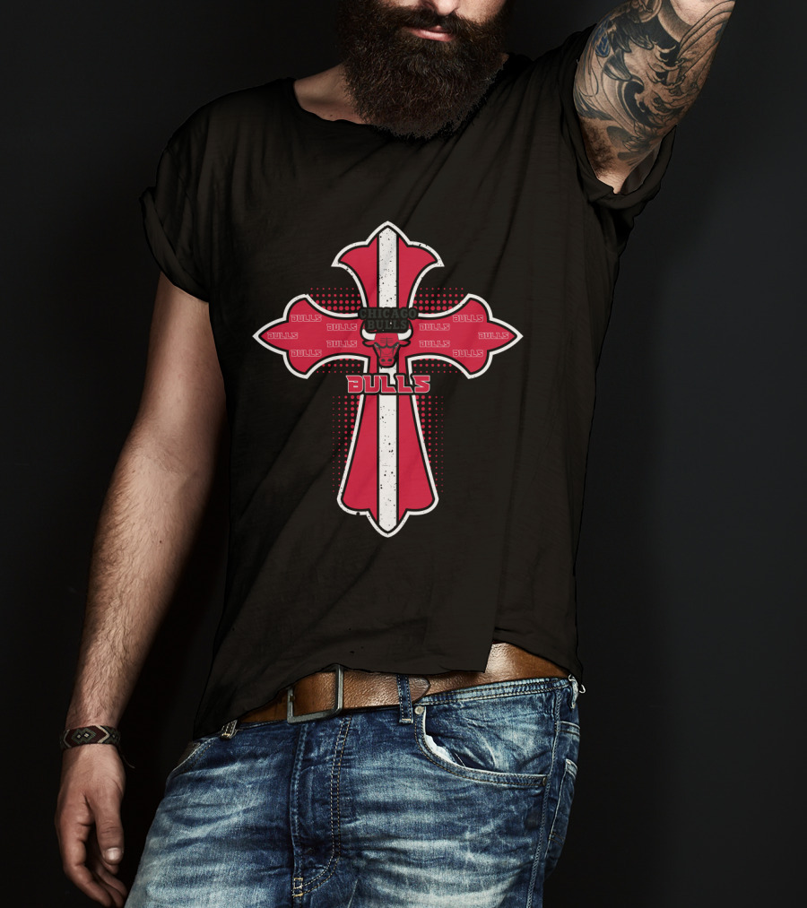 Chicago Bulls Cross For Jesus Fans T-Shirt