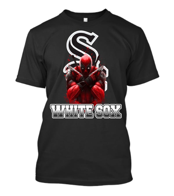 Chicago White Sox Deadpool Crossover Logo Fan T-Shirt
