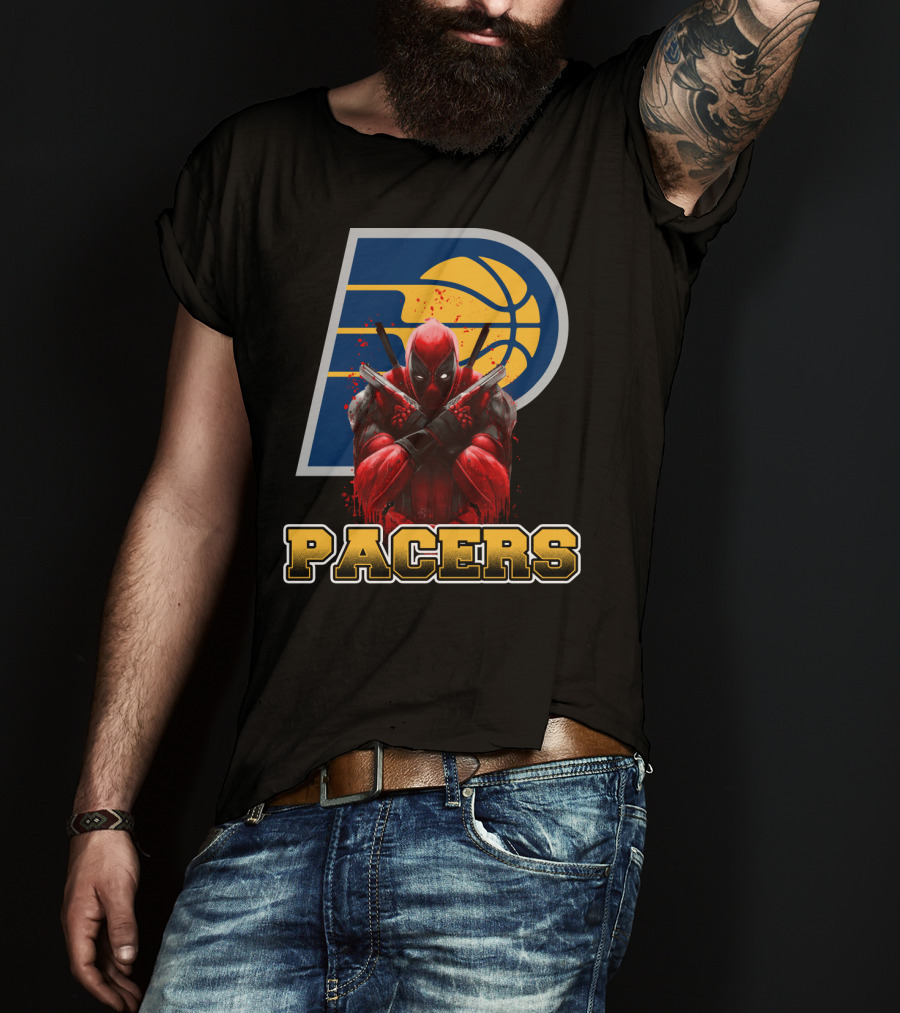 Indiana Pacers Deadpool Crossover For Fans T-Shirt