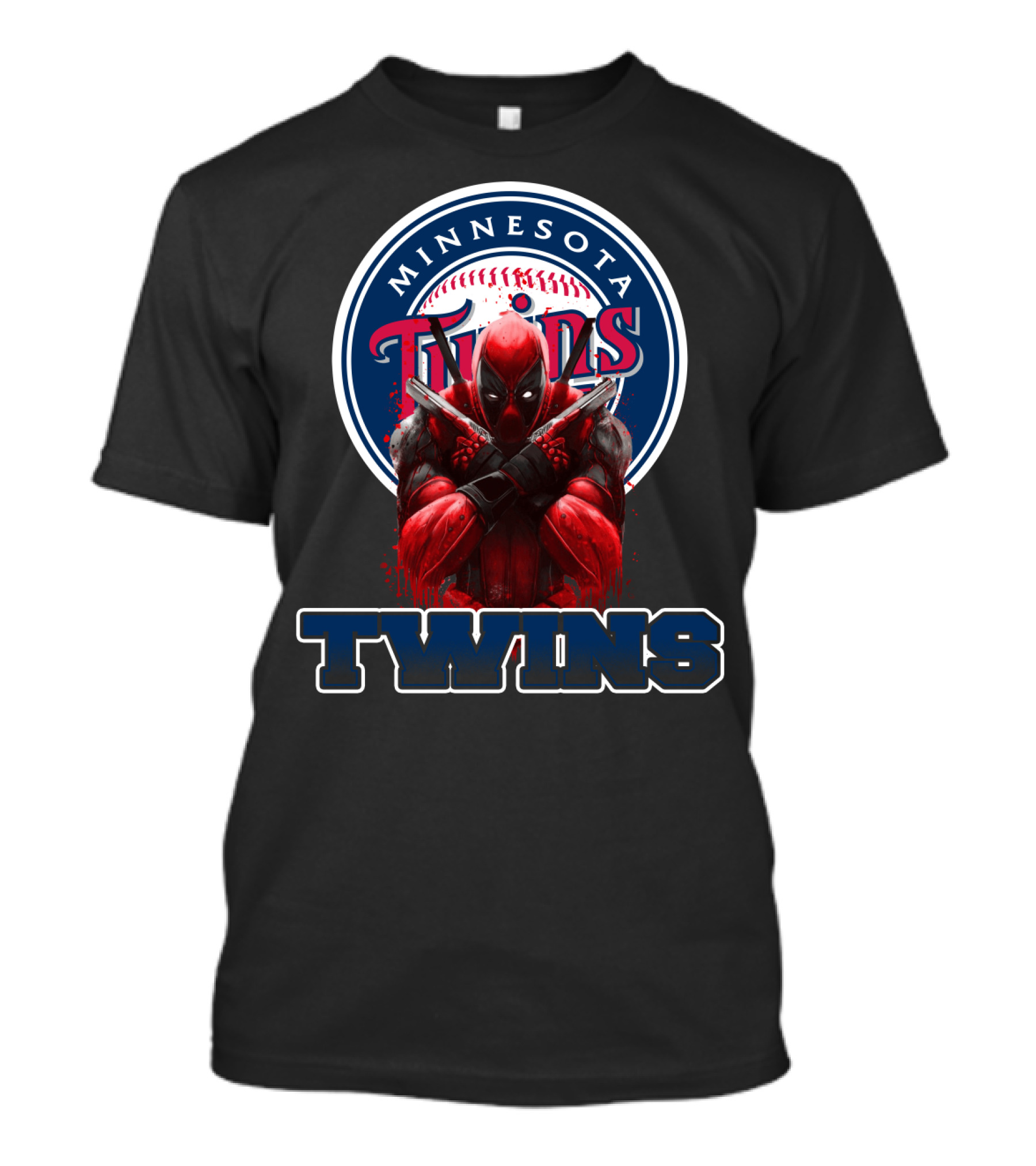 Minnesota Twins Deadpool Crossover For Fans T-Shirt