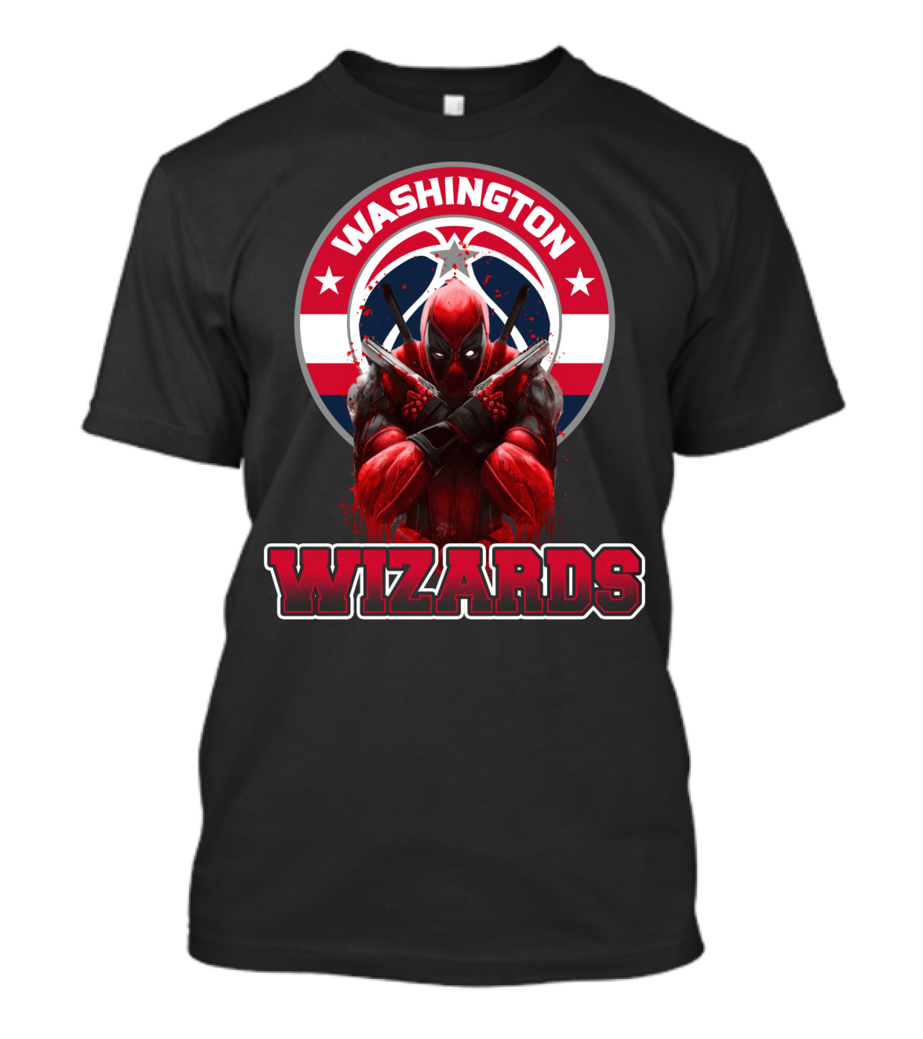 Washington Wizards Deadpool Crossover Fan T-Shirt